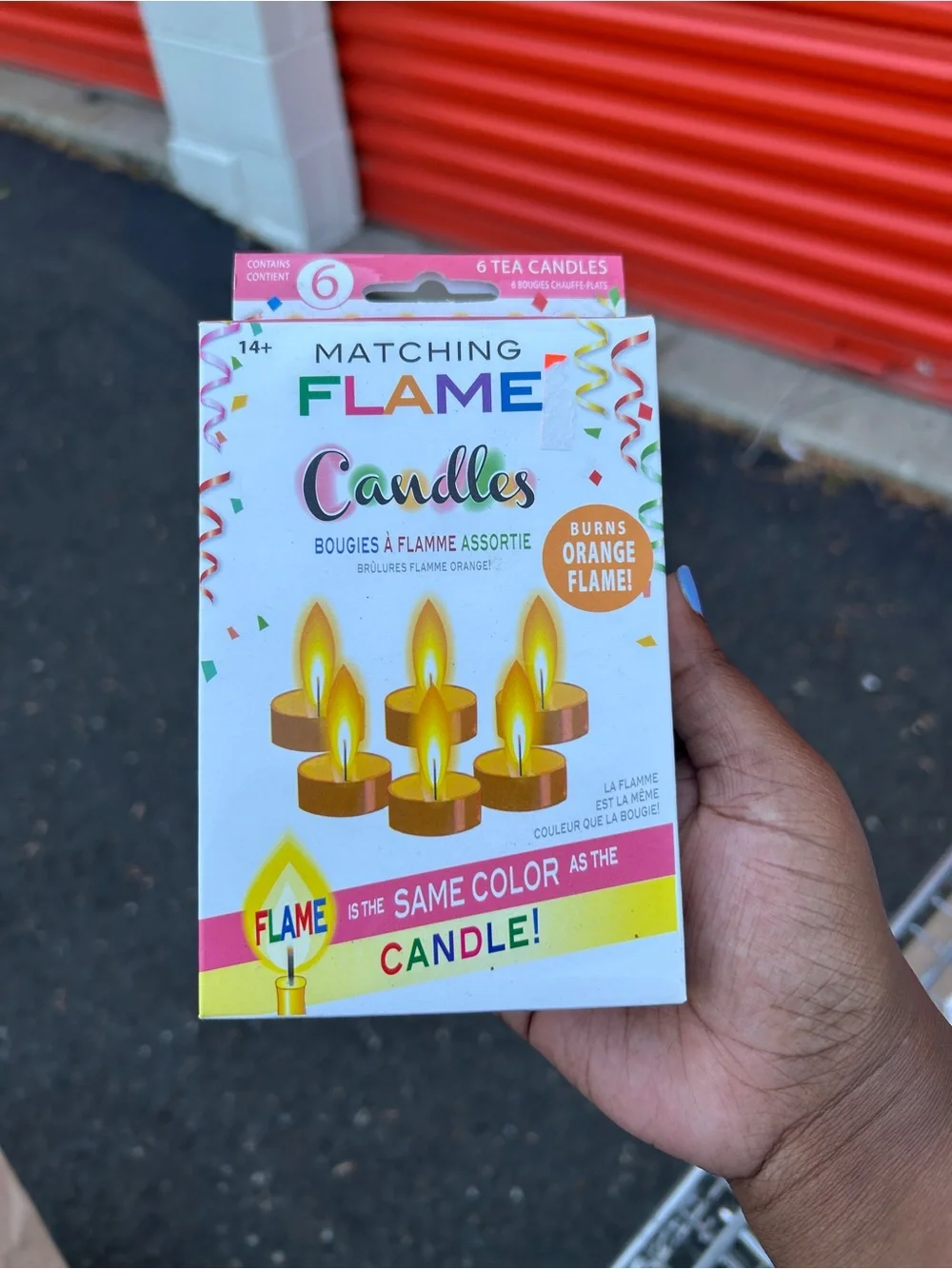Matching Flame Tea Light Candle Rainbow Bundle Multicolor Party Novelty Set NIB